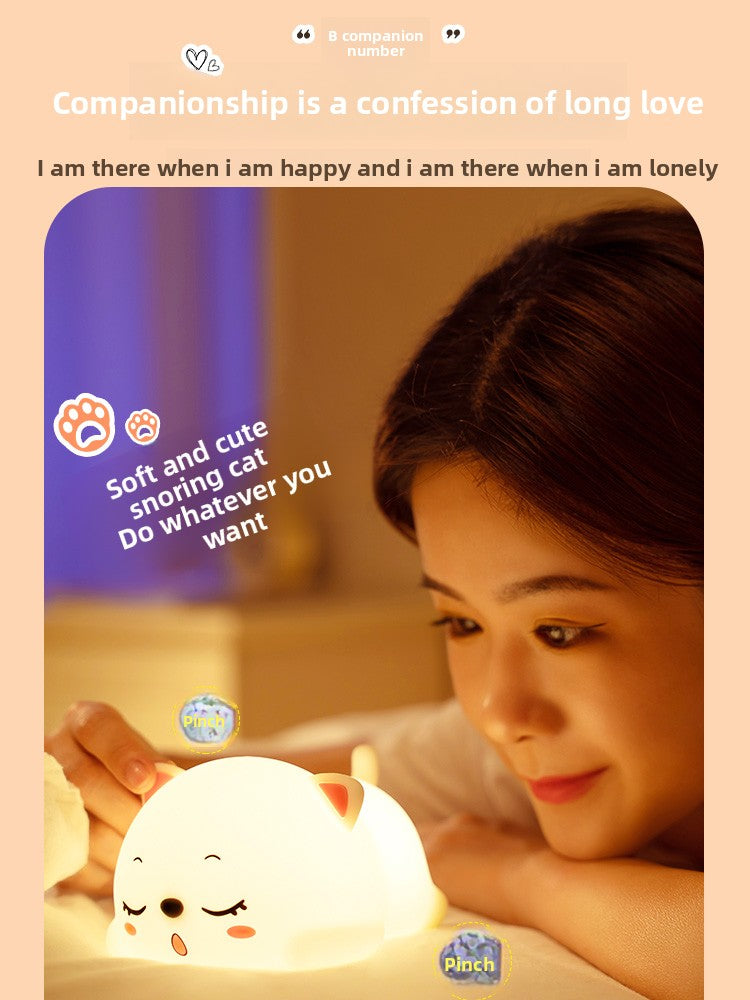 Kitten Silicone Night Light