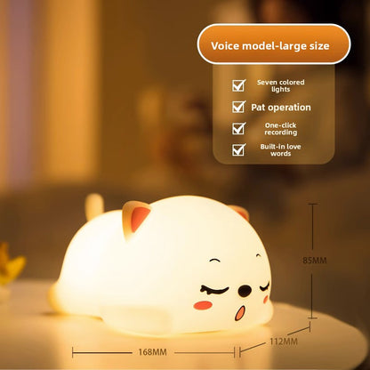 Kitten Silicone Night Light