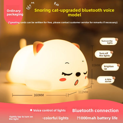 Kitten Silicone Night Light