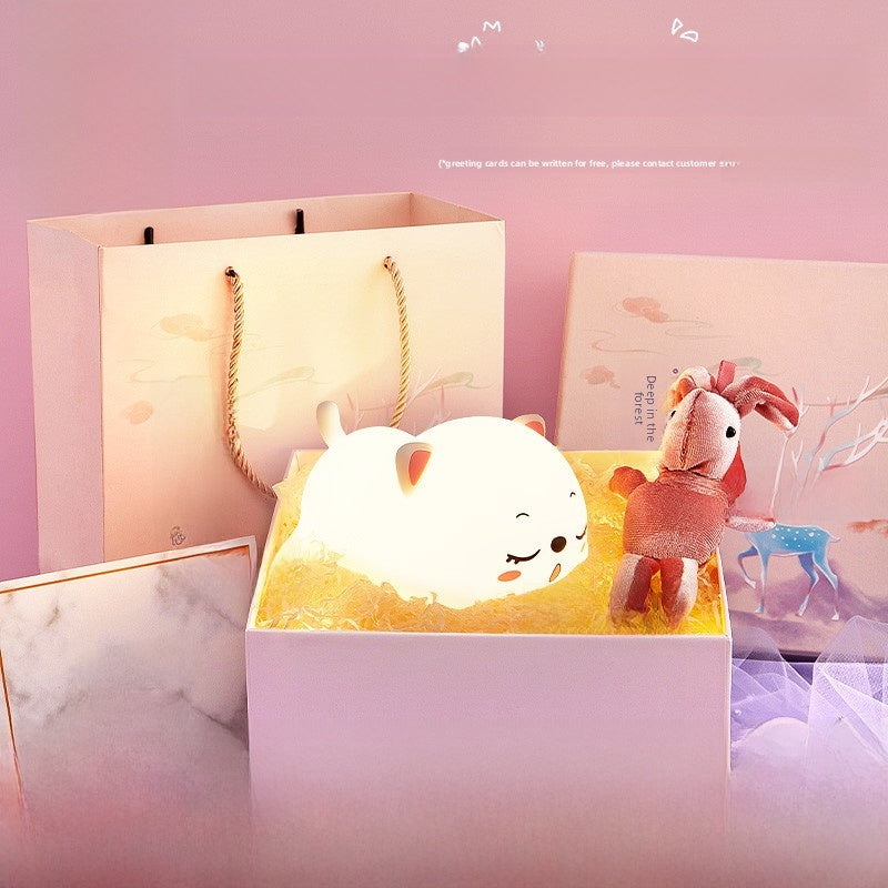 Kitten Silicone Night Light