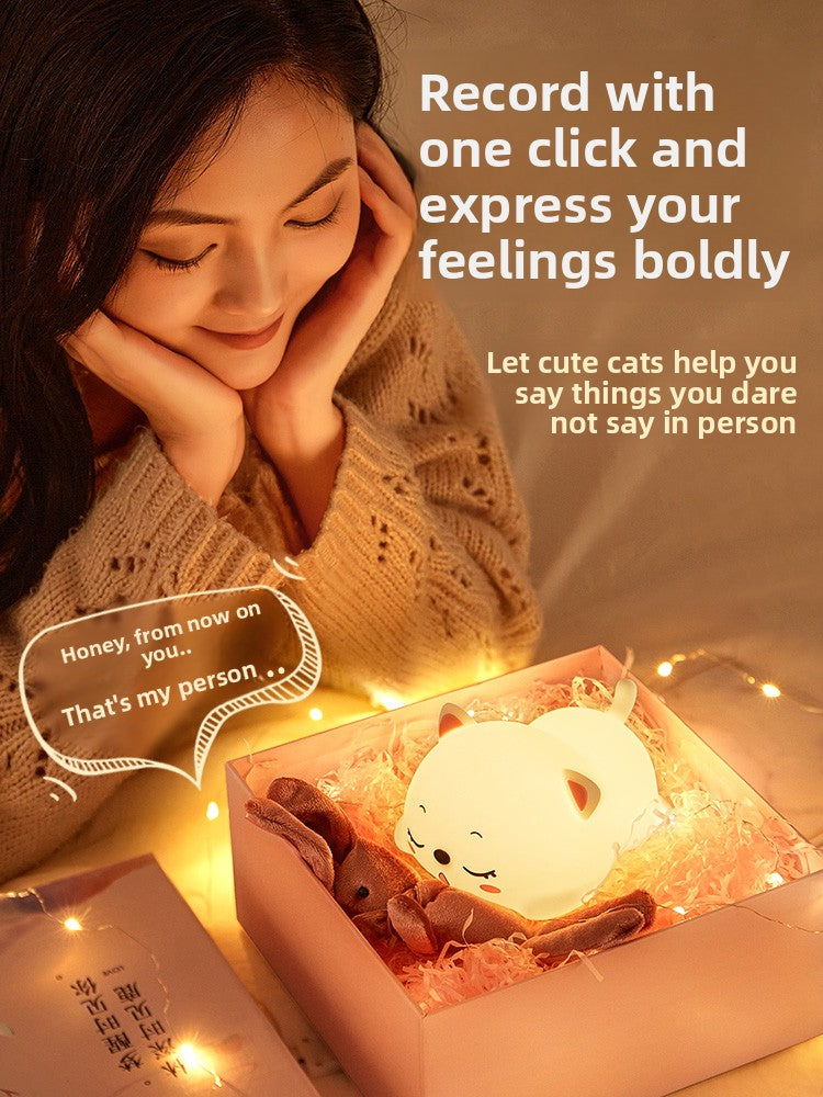 Kitten Silicone Night Light