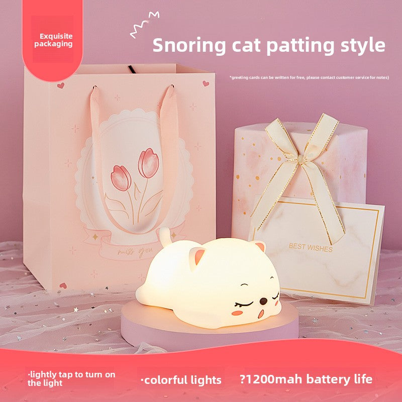 Kitten Silicone Night Light