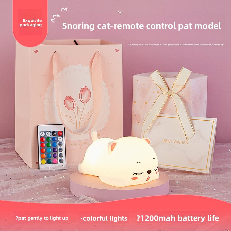 Kitten Silicone Night Light