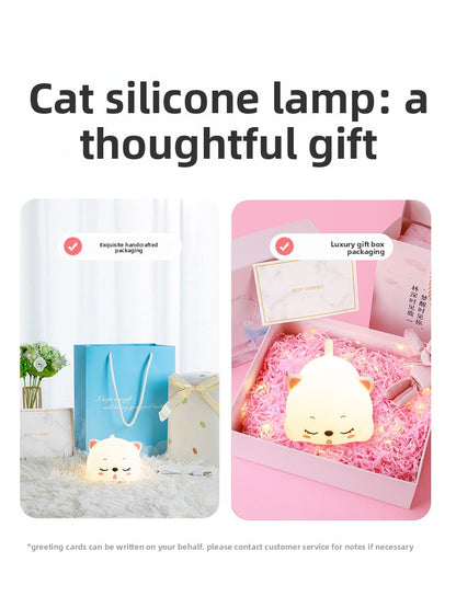 Kitten Silicone Night Light