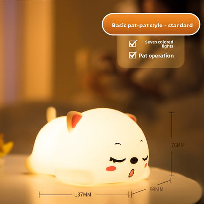 Kitten Silicone Night Light
