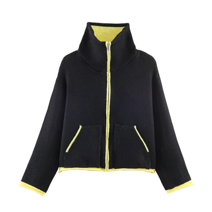 Knit Bomber Jacket