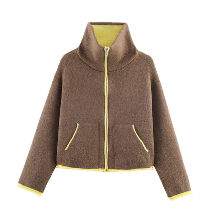 Knit Bomber Jacket