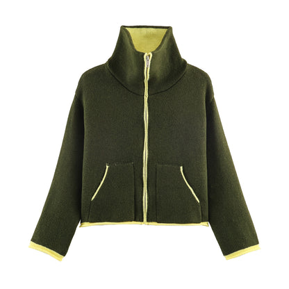 Knit Bomber Jacket