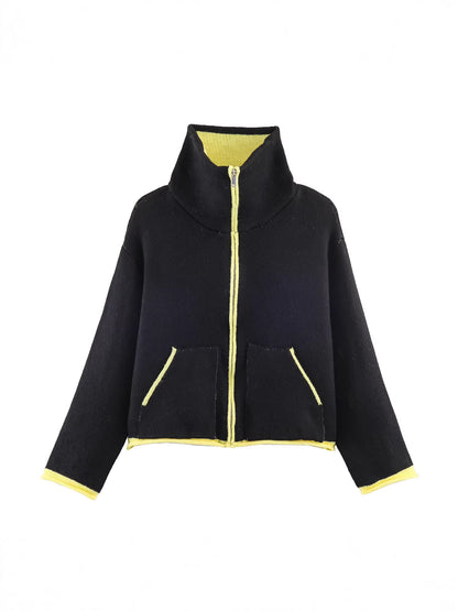 Knit Bomber Jacket