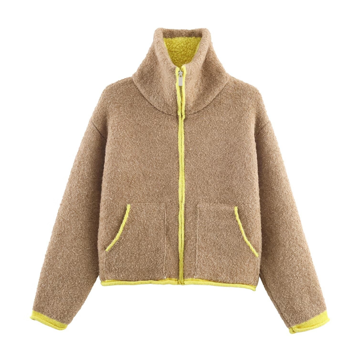 Knit Bomber Jacket