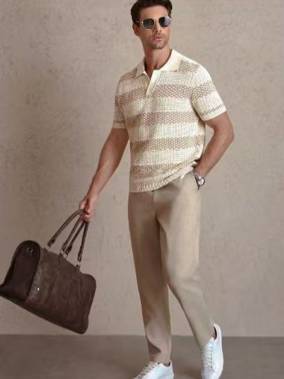 Knit Casual Polo Shirt