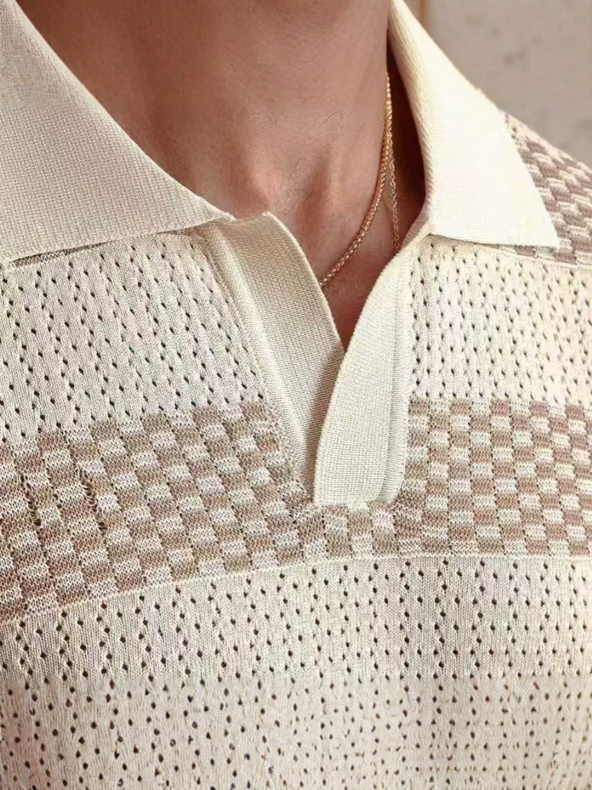 Knit Casual Polo Shirt