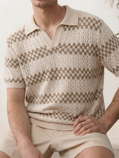 Knit Casual Polo Shirt