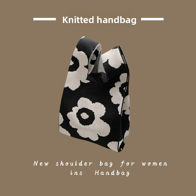 knit handbag