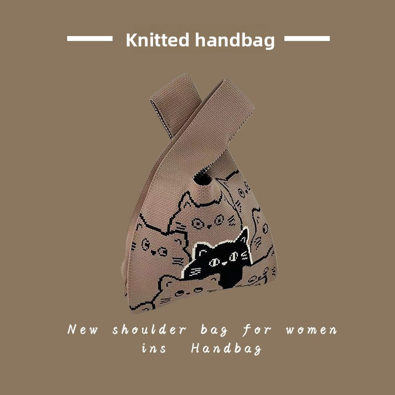 knit handbag