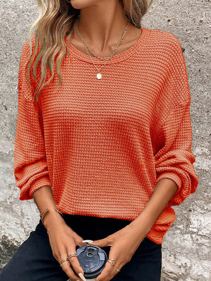 Knit Long Sleeve Women's Top