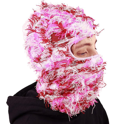 Knitted Acrylic Balaclava Winter Hat