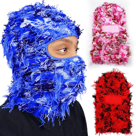 Knitted Acrylic Balaclava Winter Hat