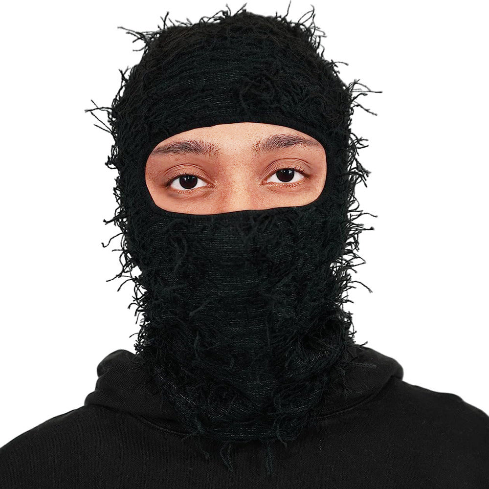 Knitted Acrylic Balaclava Winter Hat