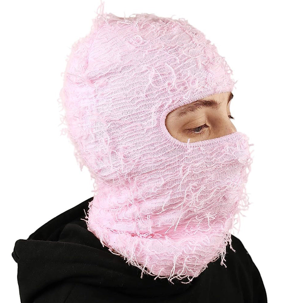 Knitted Acrylic Balaclava Winter Hat