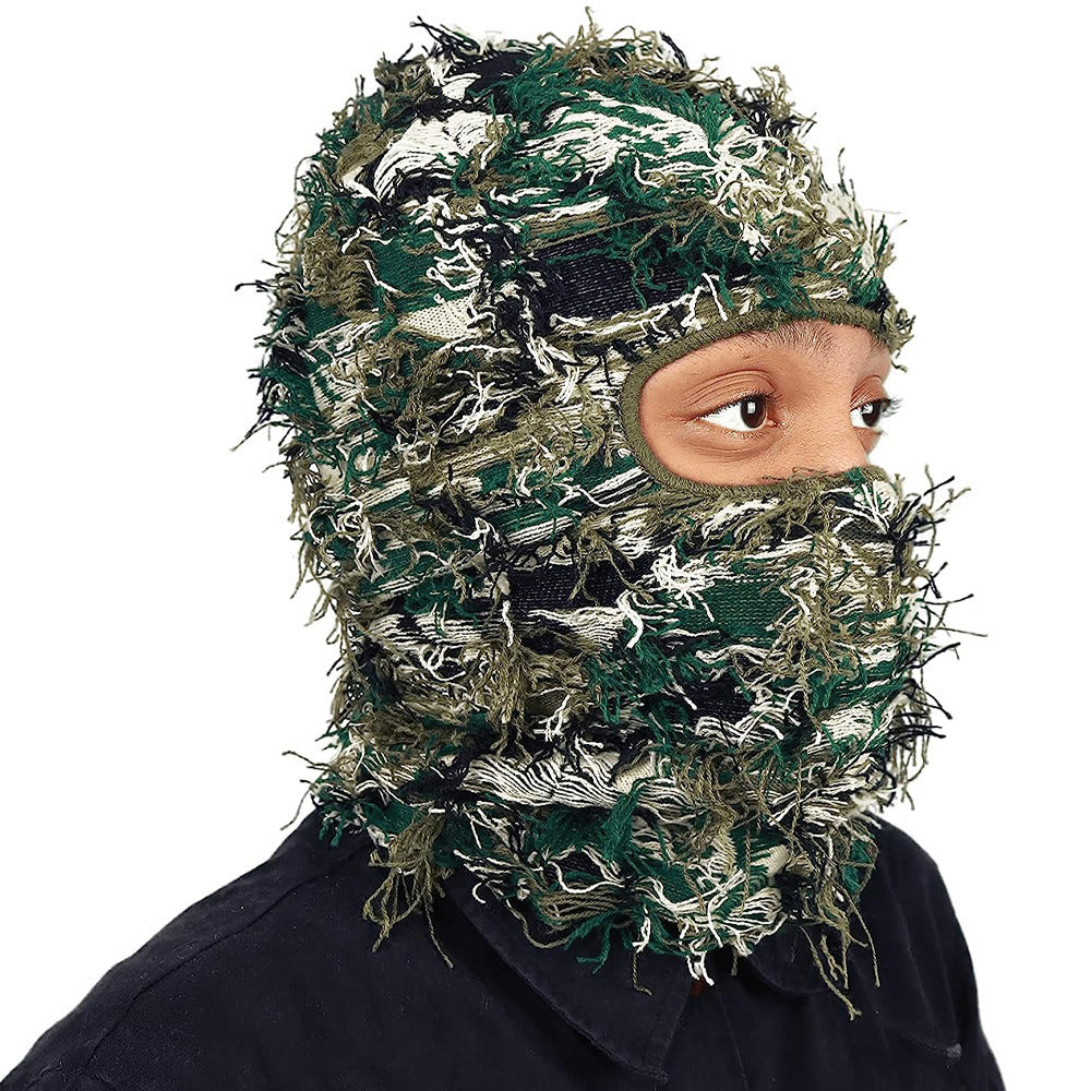 Knitted Acrylic Balaclava Winter Hat