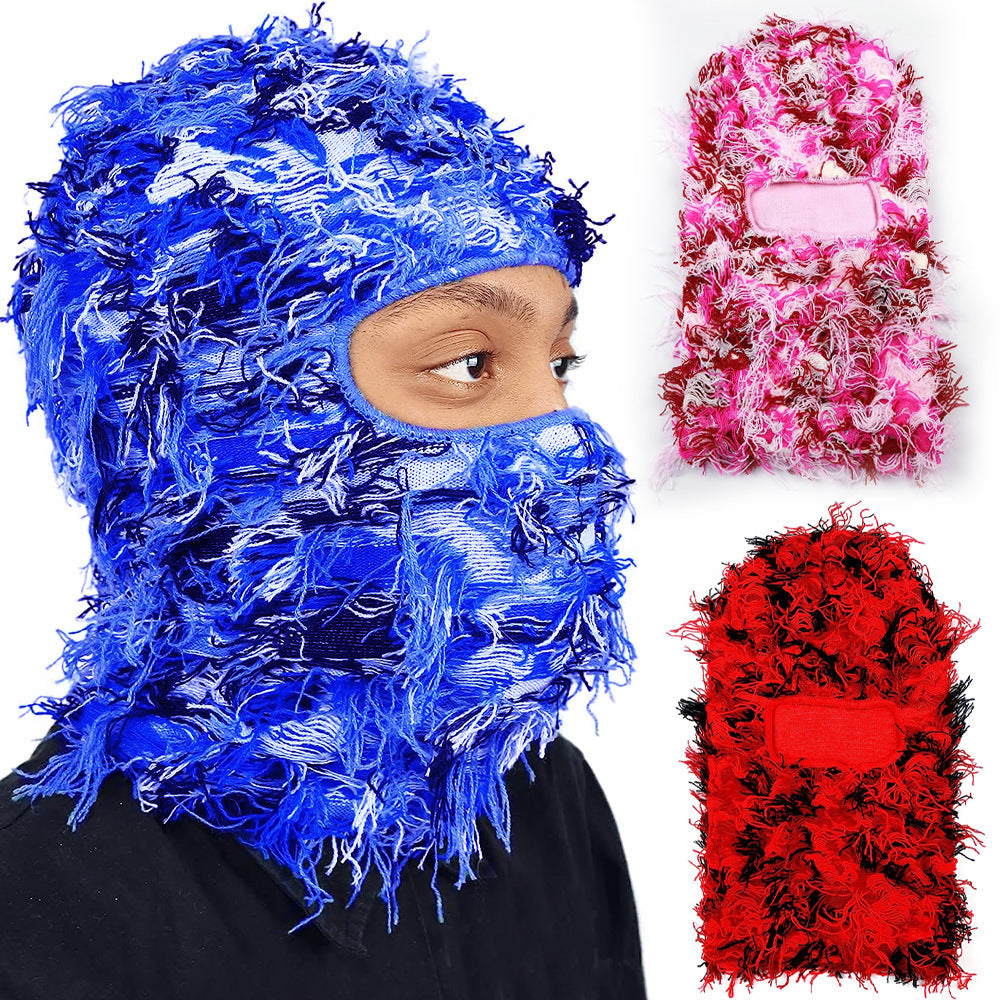 Knitted Acrylic Balaclava Winter Hat