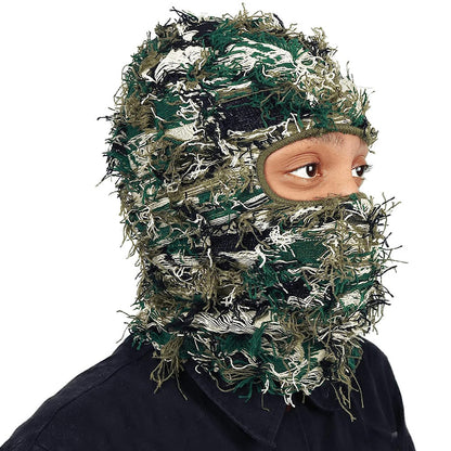Knitted Acrylic Balaclava Winter Hat