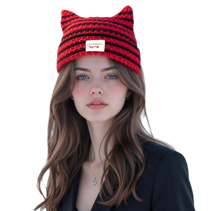knitted beanie