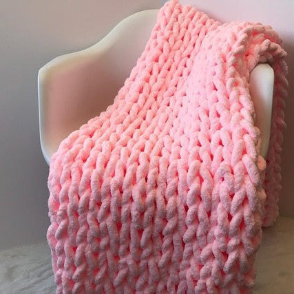 Knitted blanket
