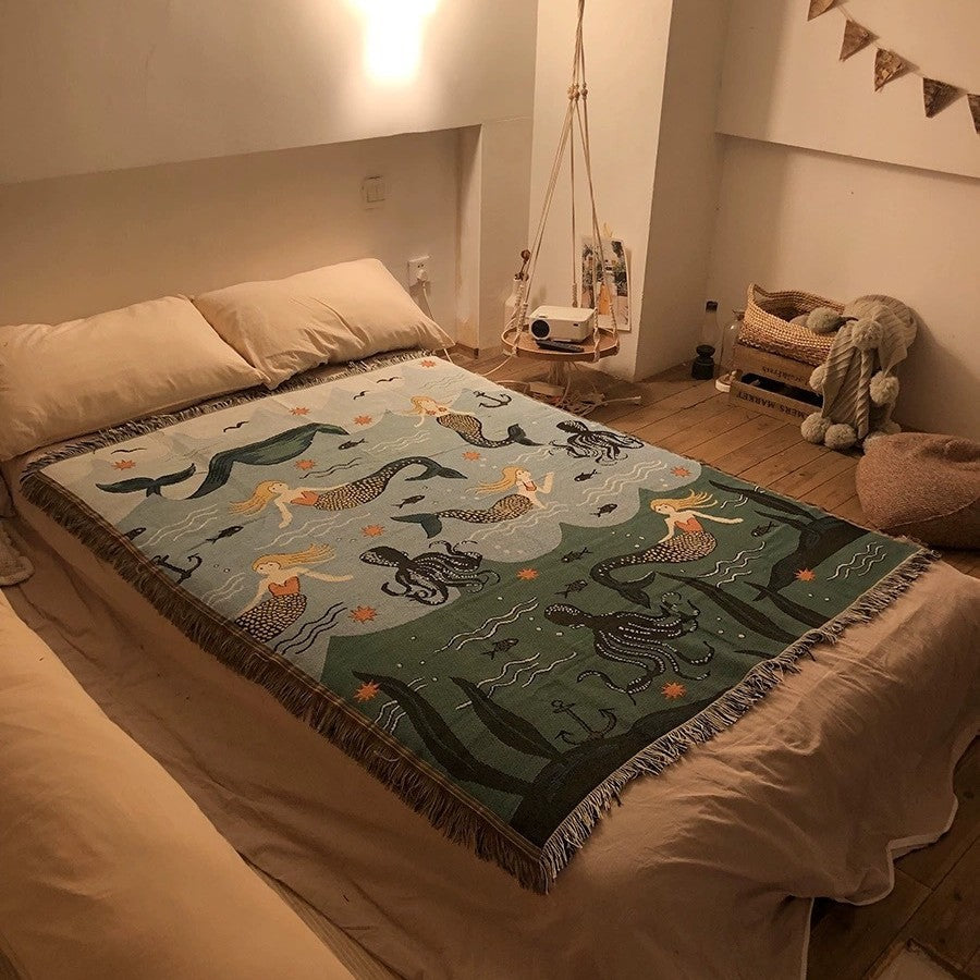 knitted blanket