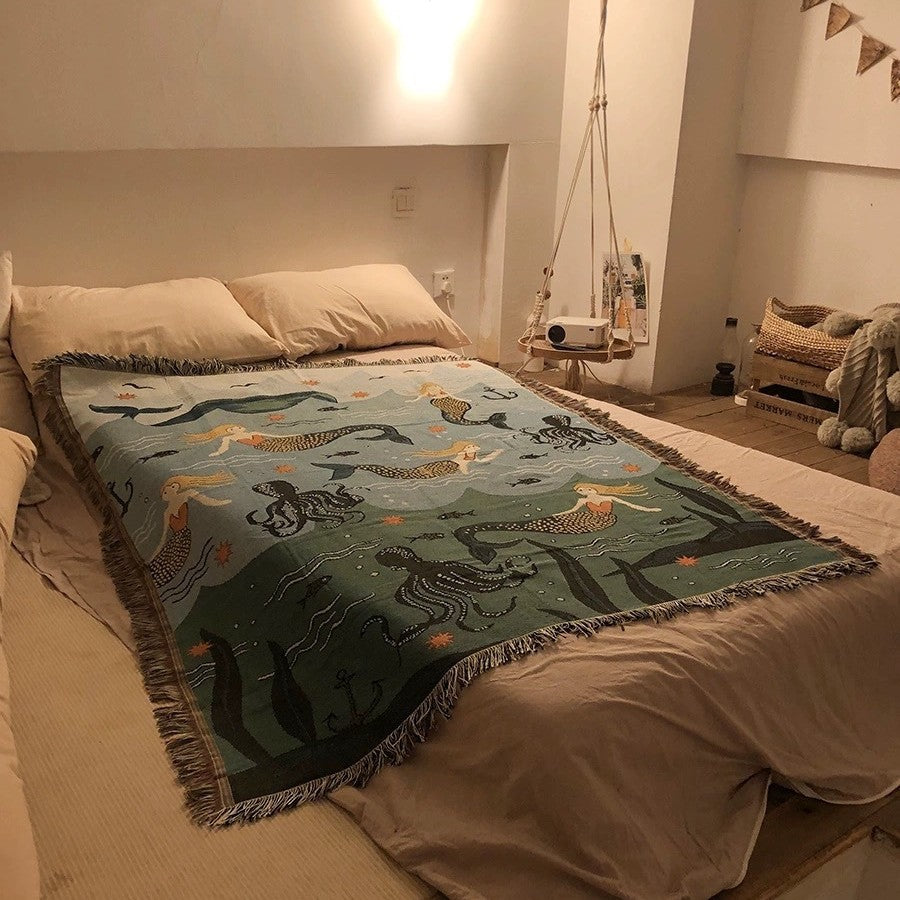 knitted blanket