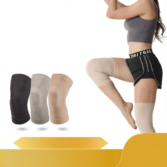 Knitted breathable knee pads