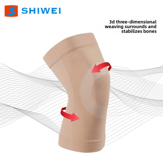 Knitted breathable knee pads