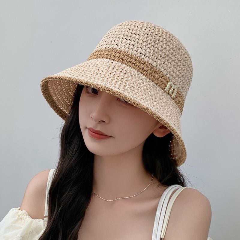 Knitted Breathable Sun Bucket Hat