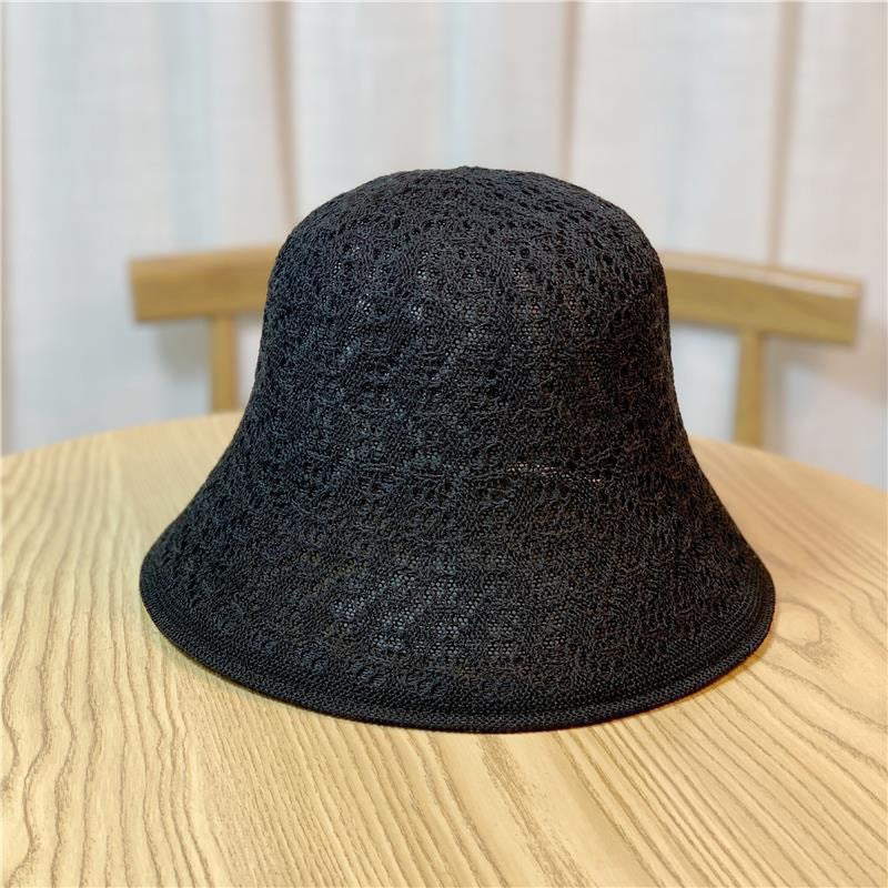 Knitted Breathable Sun Bucket Hat