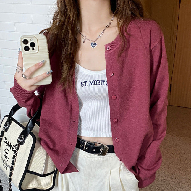 Knitted Cardigan Jacket