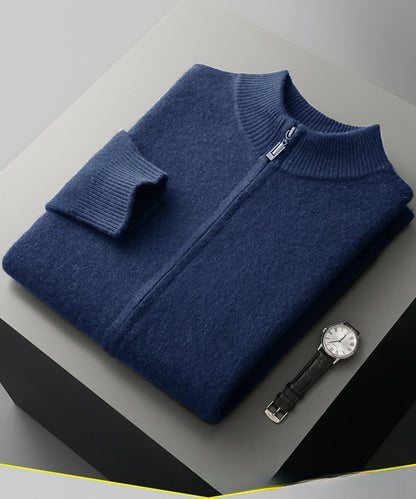 Knitted cashmere cardigan