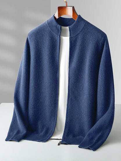Knitted cashmere cardigan