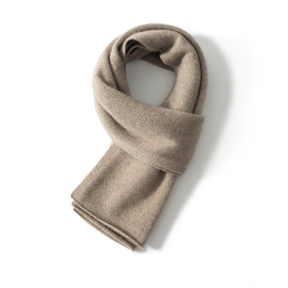 Knitted cashmere scarf