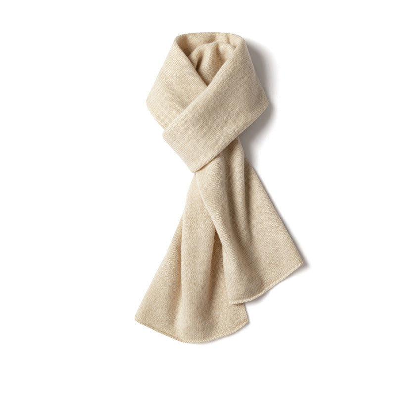 Knitted cashmere scarf