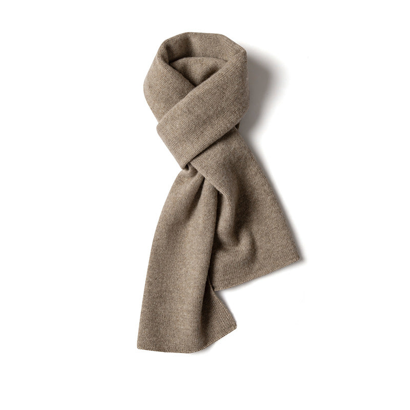 Knitted cashmere scarf