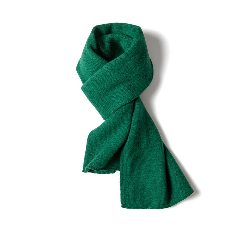 Knitted cashmere scarf