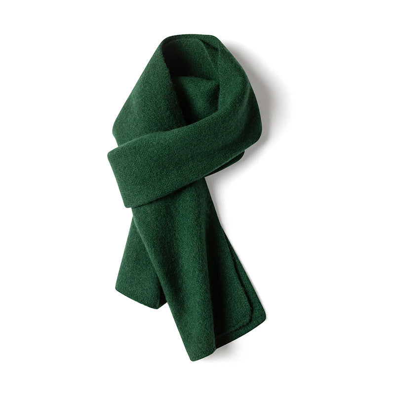 Knitted cashmere scarf