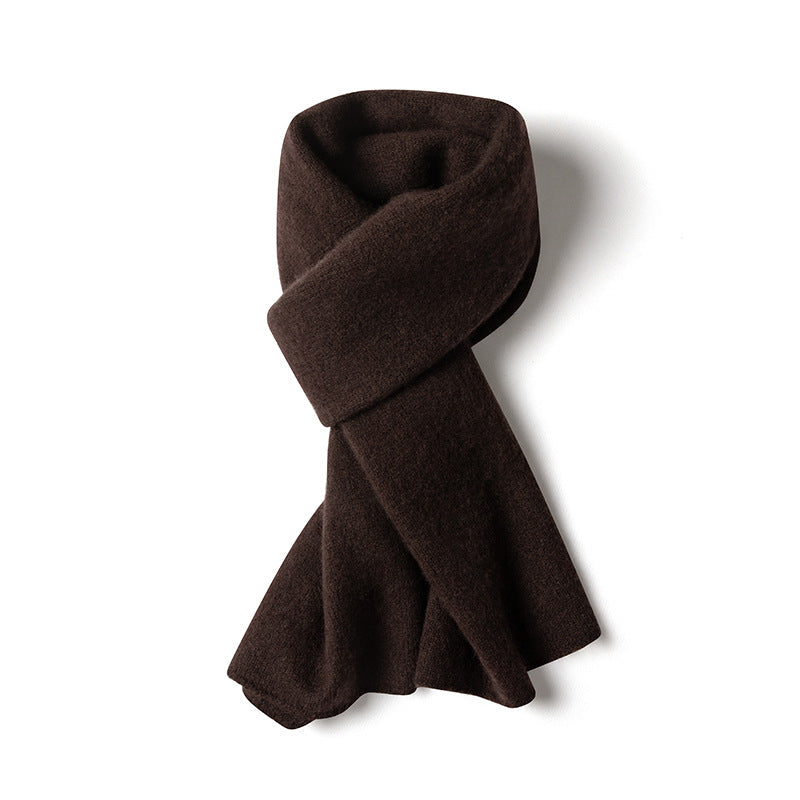 Knitted cashmere scarf