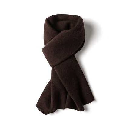 Knitted cashmere scarf