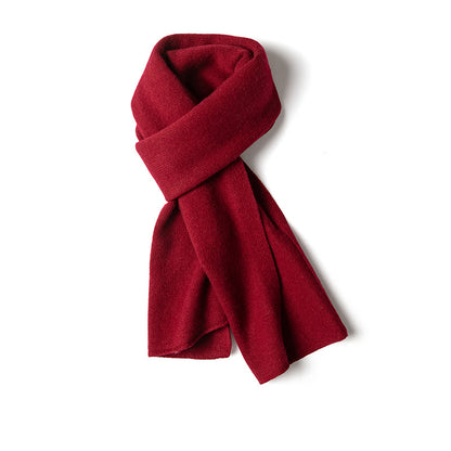 Knitted cashmere scarf