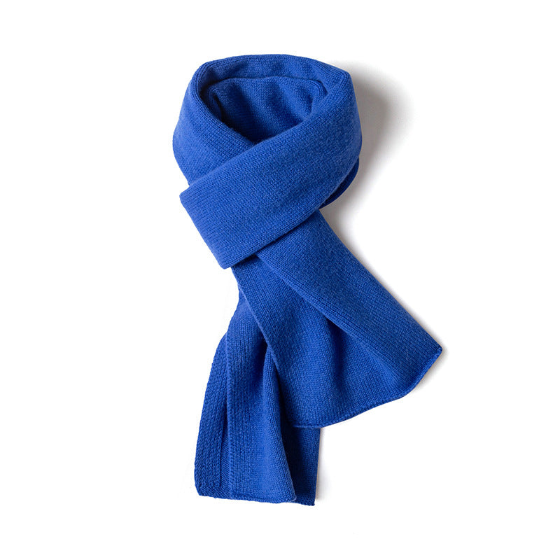 Knitted cashmere scarf