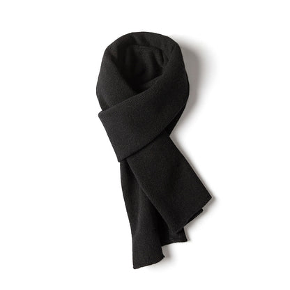 Knitted cashmere scarf