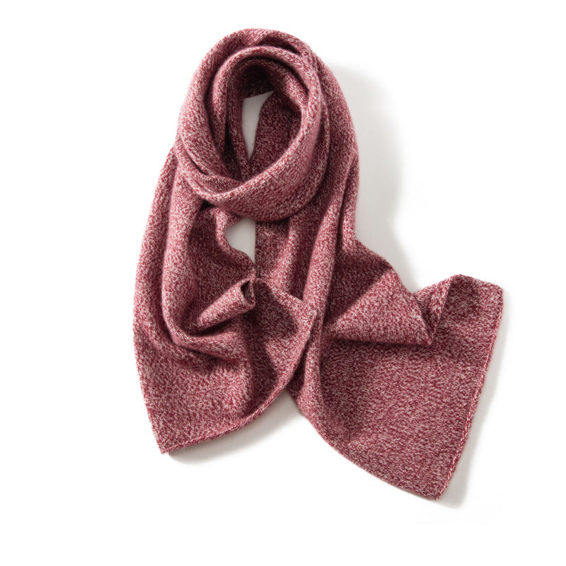 Knitted cashmere scarf