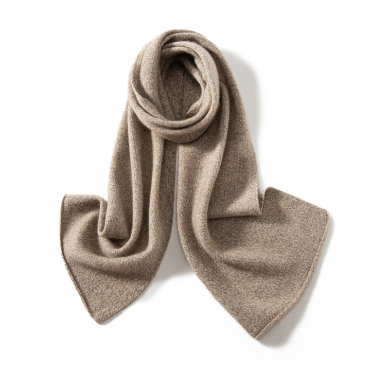 Knitted cashmere scarf